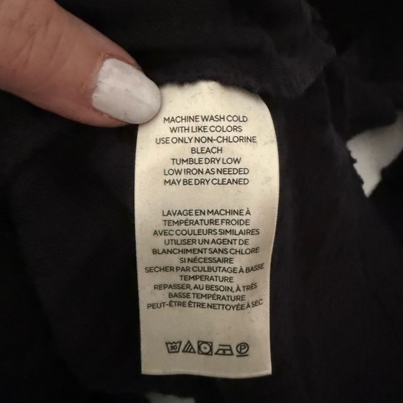 Free People Juicy Tunic Top Long Sleeve Black Waffle Knit Split Open Back NWT - Picture 7 of 12